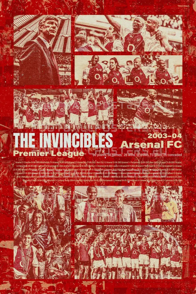 Arsenal Fc ’The Invincibles’ | Poster